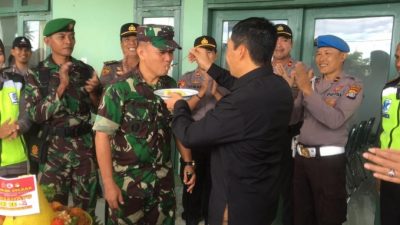Berikan Kejutan di Hut TNI, Dirkrimum dan Kabid Propam Polda Kunjungi Kodim Pasangkayu