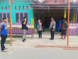 Satlantas Polresta Mamuju Tegur Warga Gegara Bangun Tenda Sembarangan