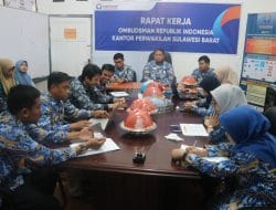 Gelar Rapat Kerja, Ombudsman Sulbar Siap Tingkatkan Kinerja di Tahun 2020
