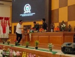 Abd Rahim Pimpin Sidang Paripurna Penyampaian Pokok Pikiran DPRD Sulbar