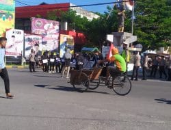 Puluhan Aktivis Perempuan di Majene Berunjuk Rasa