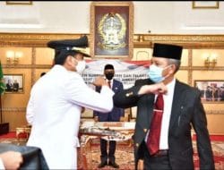 Gubernur Nurdin Abdullah Resmi Lantik Prof Rudy Djamaluddin Sebagai Pj Wali Kota Makassar