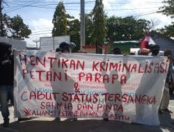 Aliansi Petani Parapa Gelar Aksi Demonstrasi, Tuntut Keadilan