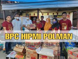 HIPMI Polman Tergugah, Bantu Korban Kebakaran di Lembang-Lembang
