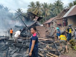 Si Jago Merah Lahap 8 Rumah di Desa Lembang-lembang
