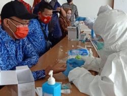 Sekretariat DPRD Sulbar Menggelar Rafid Tes Massal