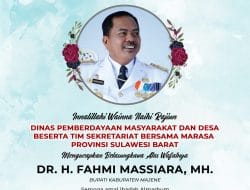 Bupati Majene Wafat, Dinas PMD dan Tim MARASA Sulbar Berduka