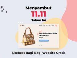 Kabar Gembira! Sitebeat akan Berikan Website Gratis Bulan Ini Loh