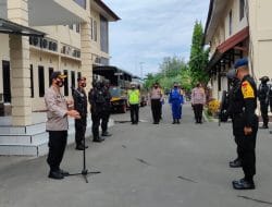 Kapolres Selayar Lepas 1 SSK Personel Batalyon C Pelopor Kembali ke Kabupaten Bone