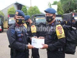 Danyon C Pelopor Bone, Lepas 2 SSK Pasukan Pengamanan Pilkada Serentak 2020