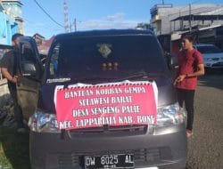 Warga Sengeng Palie, Lapri, Suplai 2 Ton Beras dan Sembako Hari ini ke Sulbar
