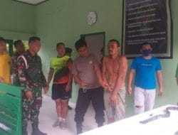 Seorang Lelaki Diamankan di Markas TNI Karena Dorong Motor Ketika Warga Terlelap