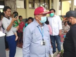 Bupati Polman Mengunjungi Lokasi Pengungsian di Kecamatan Tinambung