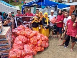 Komunitas BONECAR Salurkan Bantuan ke 4 Titik pengungsian di Sulbar