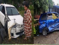 Terjadi Lakalantas di Tugu Pertigaan Kecamatan Bengo, Bone