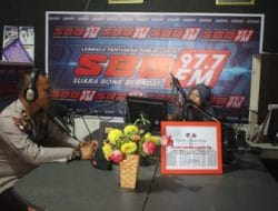 Danyon Tindizzz Ajak Warga Bone Bersama Melawan Covid19 Melalui Radio SBB