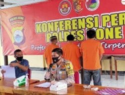 Januari 2021, Tiga Pemakai Narkoba di Kota Watampone Diamankan Polisi