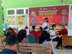 Personel Polres Majene Jalani Vaksin Tahap 2 di Puskesmas Totoli