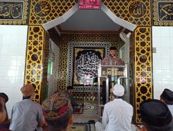Usai Shalat Jum’at di Masjid Al Mujahidin Pompanua, Kapolsek Ajangale Sampaikan Ini