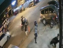 Pengunjung Warkop di Jl. Boulevard, Digegerkan dengan Sekelompok Pemuda yang Saling Serang