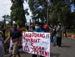 Gruduk Kantor Bupati Polman, Massa Tuntut Bupati Hentikan Proyek IPA PDAM