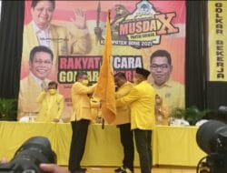 Musda Ke 10 Partai Golkar Bone, Andi Fahsar M Padjalangi Terpilih Aklamasi