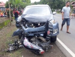 Lakalantas di Lapri, Pengendara Motor Meninggal di Tempat