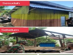 Sinergitas Baznas, Brimob dan Kodim Bone, Mustamin Dapatkan Rumah Impian