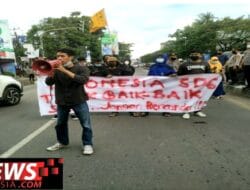 PMII Komisariat Talasalapang Gelar Unjuk Rasa dan Berujung Ricuh