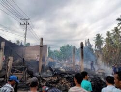 Gegara Korsleting Listrik, 2 Rumah di Tondrolima Ludes Terbakar