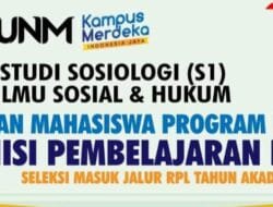 Studi Sosiologi (S1) FISH UNM Buka Jalur Rekognisi Pembelajaran Lampau, Berikut Cara Daftarnya