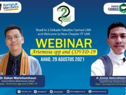 Virtual Talk Show “Pharmasist Series-1 Artemisia Spp dan Covid-19” Menuju 2 Dekade FF UMI