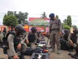 Danyon C Pelopor Cek Kesiapan Personilnya Jelang Pengamanan PON XX 2021 di Papua