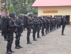 Batalyon C Pelopor Berangkatkan 2 Detasemen Anti Anarki Amankan PON XX Papua