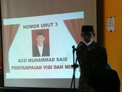 Aco Bulatkan Tekad Jadi Cakades Galung Tuluk, Berikut Visi Misinya