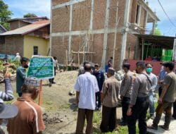 Personel Polres Polman Amankan Eksekusi Lahan di Karama
