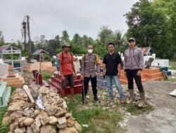 Bripka Riswandy Pelopori Kerja Bakti di Seppangnge, Bengo