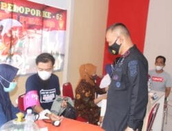 Brimob Bone Berhasil Suntikkan 1001 Dosis Vaksin Covid19