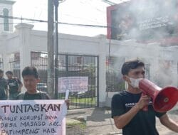 Hari Anti Korupsi, Pemuda Masago Gelar Unras di Depan Kejati Sulsel
