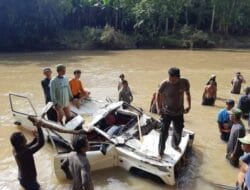 Sebuah Mobil Terperosok di Jembatan Gantung Pattironge, Penumpang Meninggal Dunia