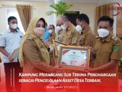 Kampung Merancang Ilir Raih Penghargaan Pengelolaan Aset Desa Terbaik