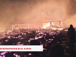 Kebakaran Hebat Landa Pasar Sentral Sinjai