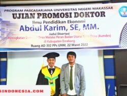 Mantan Ketua Umum HMI Cabang Makassar Sukses Raih Gelar Doktor di UNM