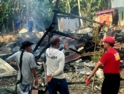 Rumah Panggung Berbahan Kayu Merbau dan Ulin Ludes Dilahap Api di Bone
