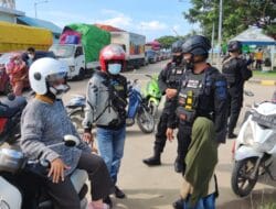 Arus Balik Lebaran 2022. Brimob Bone Intens Gelar Pengamanan