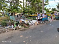 Wajah Sudut Kota Banjarmasin yang Masih Terlihat Banyaknya Tumpukan Sampah