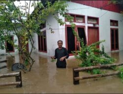 Akibat Curah Hujan yang Tinggi, Puluhan Rumah Terendam Banjir di Morotai Timur
