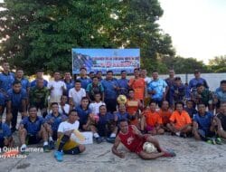 Danlanal Pulau Morotai Gelar Turnamen Futsal, Ini Pesannya