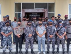 Danlanal Beserta Pasukan Geruduk Mapolres Morotai, Ada Apa?