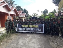 Korem 132 Tadulako Menarik Personil dari Lokasi Bencana di Torue
